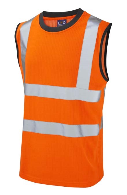 LEO WORKWEAR ASHFORD ISO 20471 Cl 2 Poly/Cotton Vest